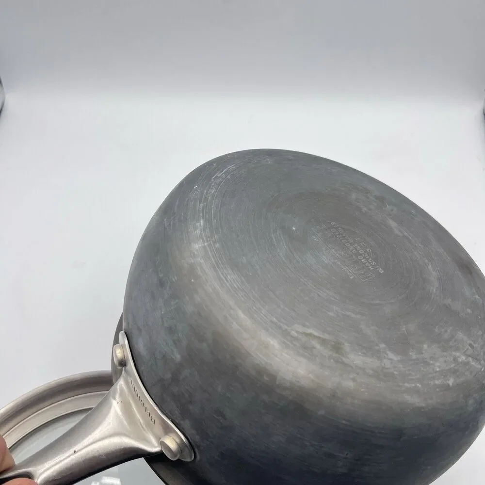 BELGIQUE 3 Quart HARD ANODIZED Saucepan and Glass Lid - Tools of Trade 30209